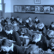 kleines Bild von einer Schulklasse in S/W